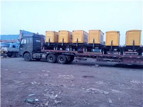 準(zhǔn)備發(fā)往黑龍江某農(nóng)場的移動泵車 準(zhǔn)備發(fā)往黑龍江某農(nóng)場的移動泵車