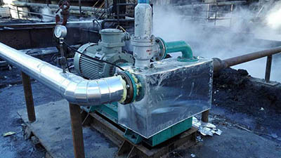 內蒙古金鑫化工礦區(qū)煤渣水抽吸泵