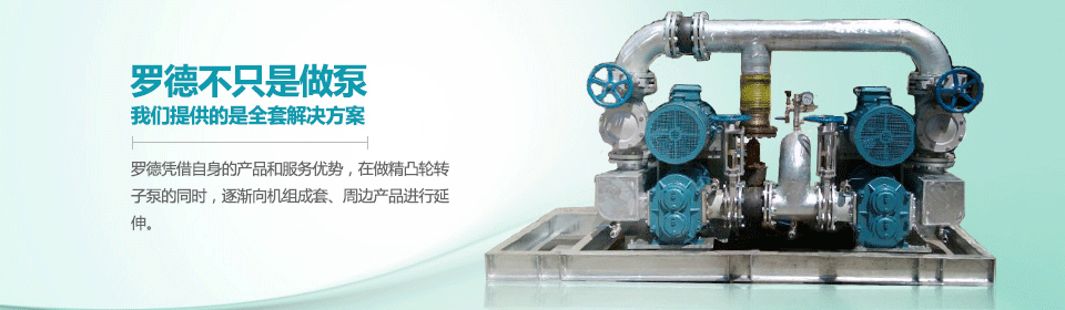 羅德不只是做泵，我們提供的是全套解決方案